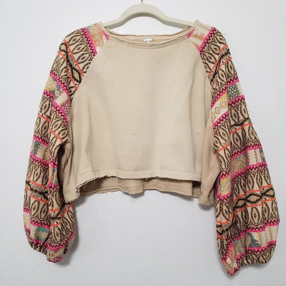 Free People Oversized Crop Top